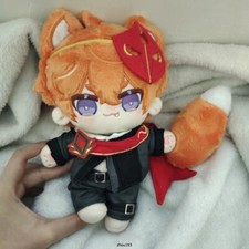 Genshin Impact Tartaglia Anime Cute Plush Doll  Clothes Costume Outfit Toy 20cm