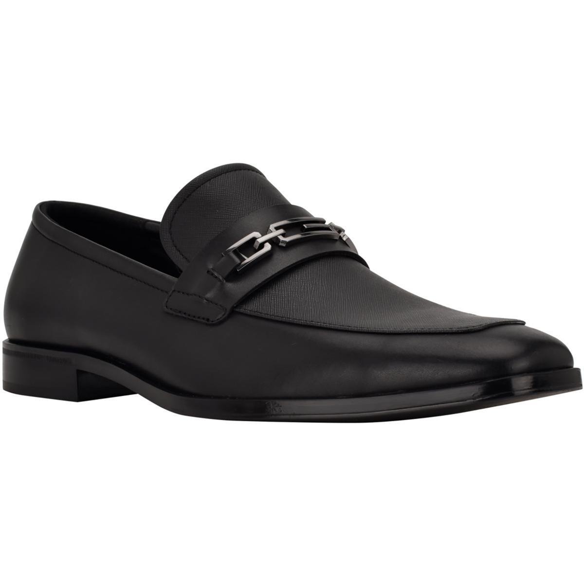 Мужские лоферы Guess Hendo из искусственной кожи черного цвета с квадратным носком 105 Medium D BHFO 6254 8090₽