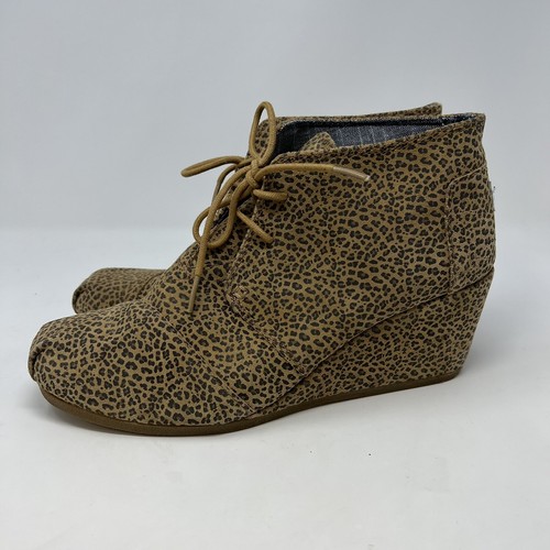 Toms Kala Desert Wedge Suede Ankle 
