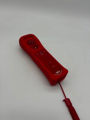 Nintendo Wii Motion Plus Inside Controller - in Rot Original