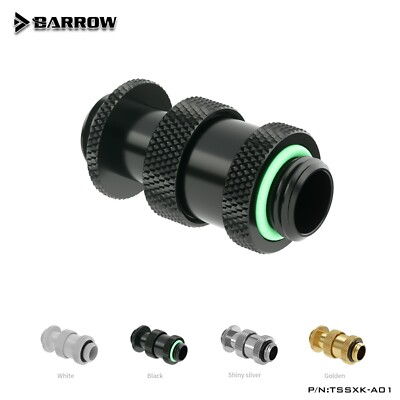 Barrow G1/4'' Adjustable Aqua Link Pipe SLI 22-31mm Extender Fitting Male to Male