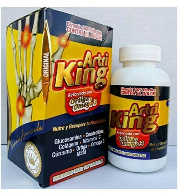 Artri King Ortiga Omega 3 Joint Support Supplement, 100 Tablets for