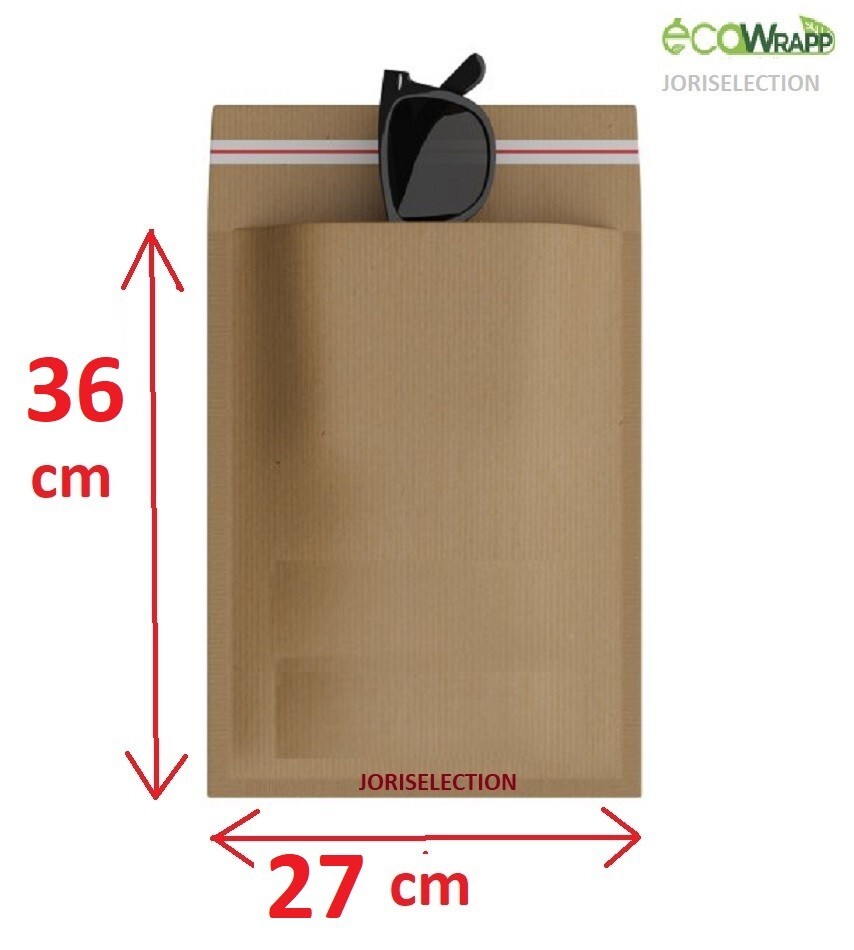 100 Enveloppes kraft marron 270x360 emballage boîte postale pochette renforcée