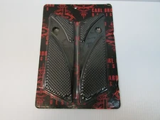 Carl Brouhard Designs Saddlebag Latch Cover Rapture Gloss Black EBL-002-R