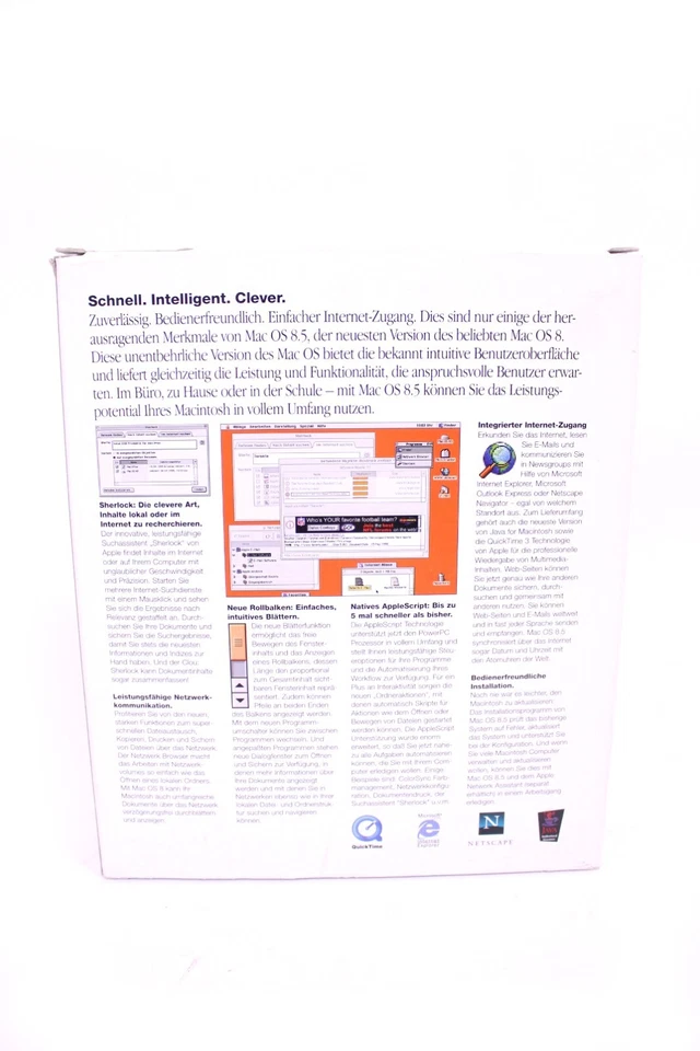Apple Mac OS 8.5 Big Box Deutsch M6672D/A OVP Betriebssystem für Macintosh - Bild 3 von 4