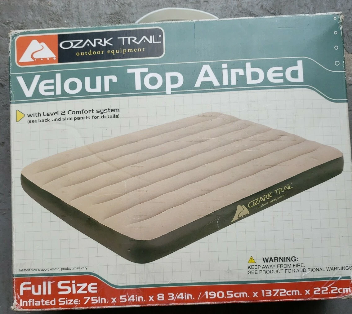 Ozark trail queen hot sale elevated air bed
