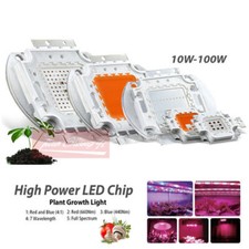 10W 100W LED Plant Grow light Full spectrum 7 band Royal Blue Deep Red 660Nm