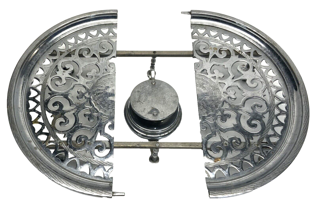 Dessous De Plat Laiton Extensible Sur Roulettes – Signé Allez Frères Paris, Ustensile Vintage
