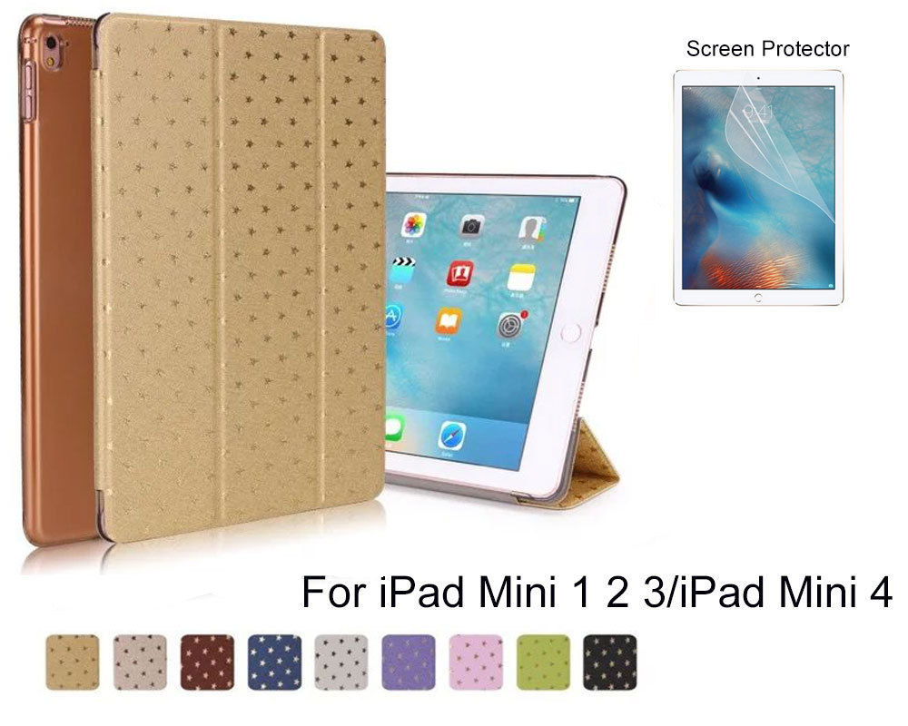 IPad Protector Screen IPad Mini 3 & Mini 4 Smart Cover Case With ...