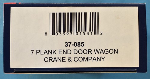 Bachmann 37-085, Crane & Co, Firework Manufacturers, Bristol, Open Wagon, Nº 107 - Picture 7 of 7