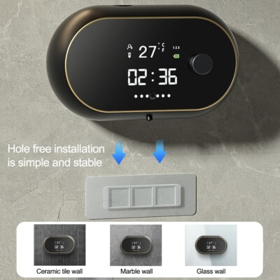 Automatic Liquid Soap Dispenser Self Cleaning Wall Mount Touchless Sensor 450ml