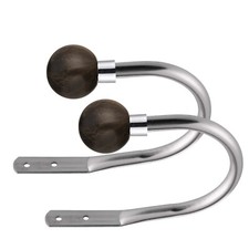 Curtain Hold Backs 2 x Metal