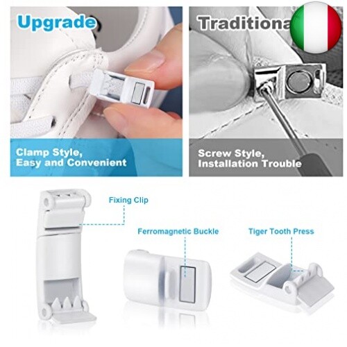 Lacci Magnetici Elastici Per Scarpe - Senza Nodo, Per Bambini E Adulti - Foto 9