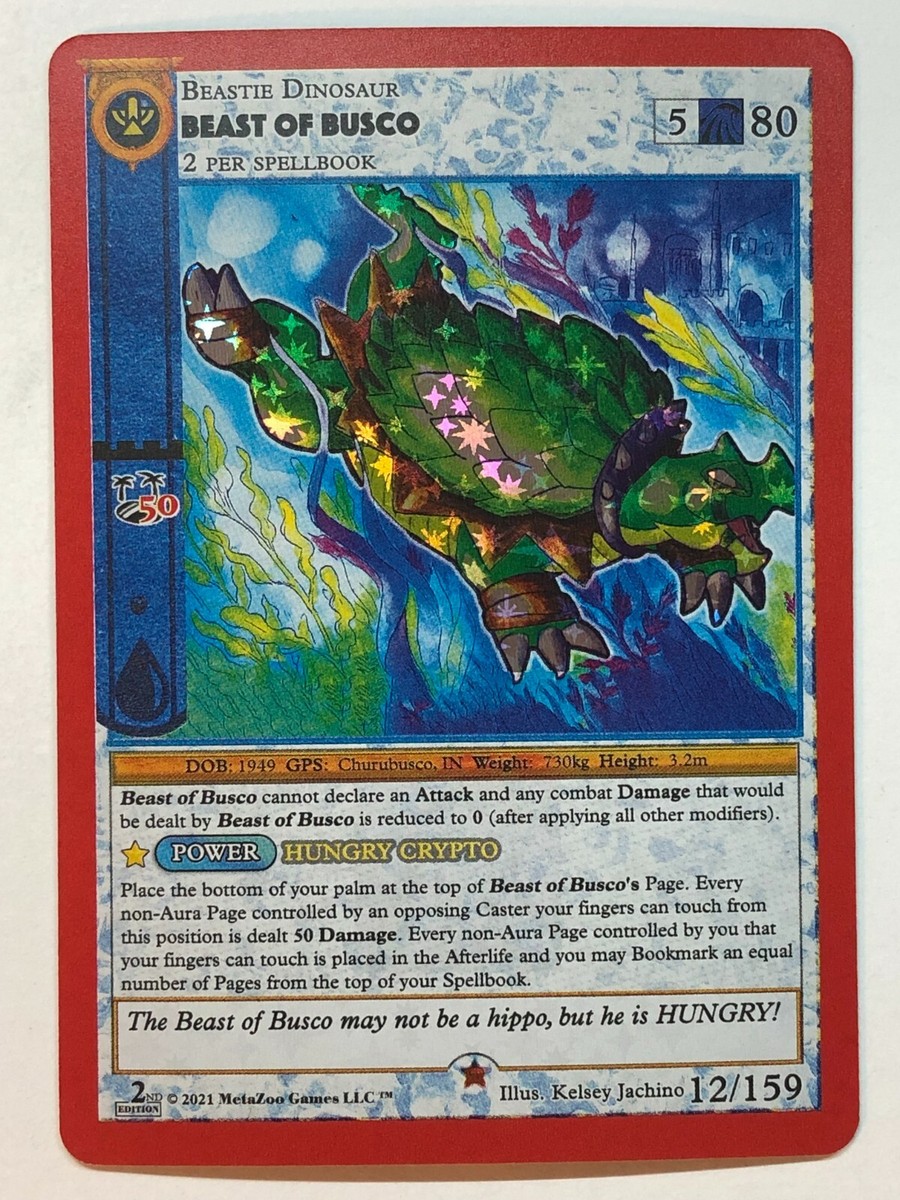 MetaZoo Cryptid Nation: 2nd Edition Beast Of Busco 12 Reverse Holo NM/M |  eBay