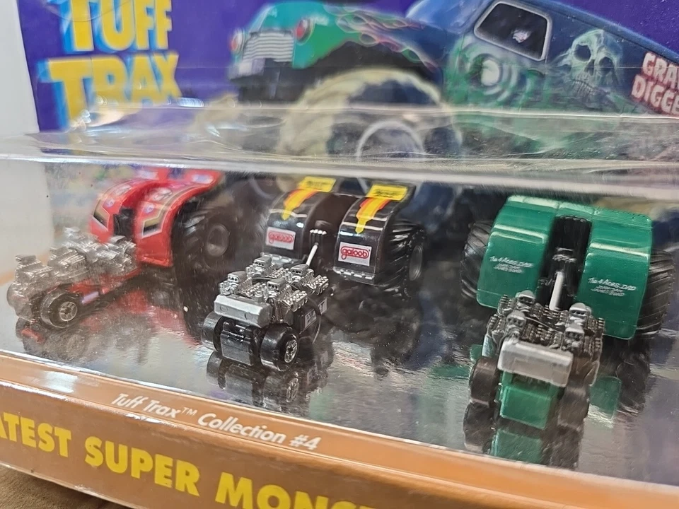 1990 Micro Machines Tuff Trax Collection Tractor Set #4 Galoob 7414 New Sealed - Image 3 of 4