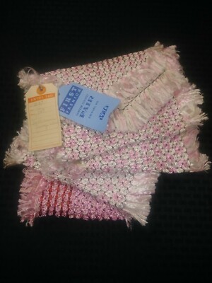 Vtg 4pc 1938 Crocheted Silk Thread Table Runner Doilies Award Winning 