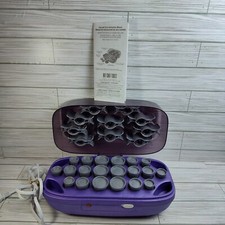 Hot Shot Tools Hot Rollers Helen of Troy 20 Flocked Curlers all Clips TESTED