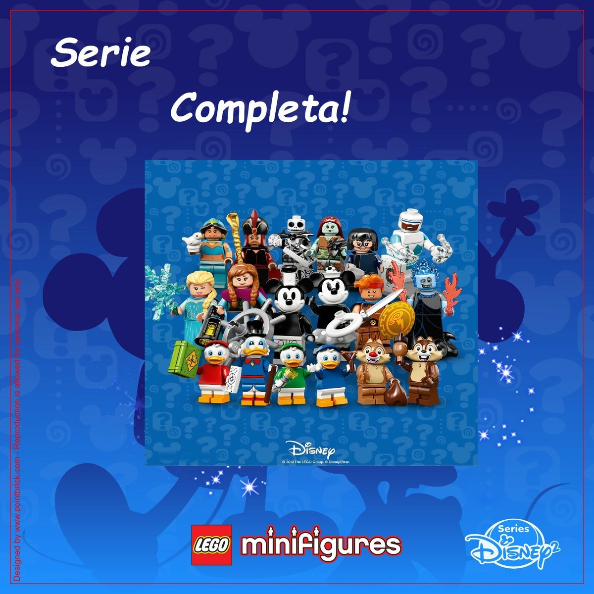 LEGO 71024 Disney 2° Serie completa 5702016369298 UK