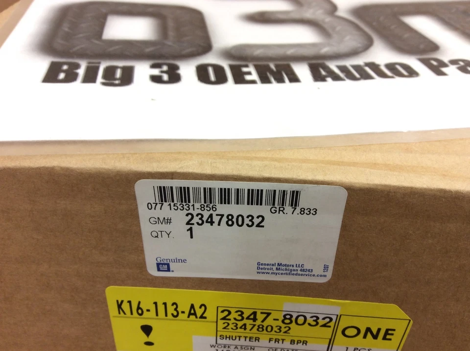 Chevrolet Malibu 2014-2016 parachoques delantero radiador rejilla obturador nuevo OEM 23478032 Foto 3 de 3