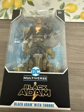 McFarlane DC Multiverse Black Adam With Throne Boxed 7 Action Figure