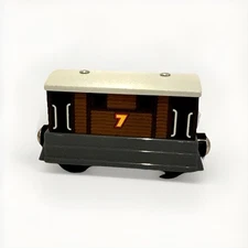 Thomas & Friends Wooden Railway Toby Engine Toy New LooseBrown Tram FreeShipping