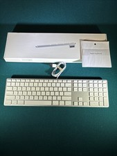 2018 Apple Aluminium USB Wired Keyboard With British Numeric Keypad MB110LL/B