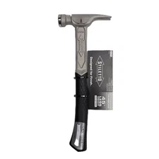 Stiletto TRMB 10oz TRIMBONE Titanium Finish Hammer – Smooth Face, Curved Handle