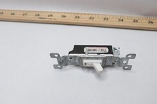 Leviton Toggle Framed Single-Pole AC Quiet Switch 15A120V White 1451-2W