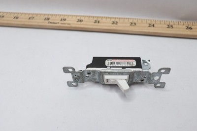 Leviton Toggle Framed Single-Pole AC Quiet Switch 15A120V White 1451-2W
