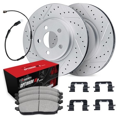 For Land Rover Range Rover Evoque 21-24 Brake Kit Drilled & Slotted Rear Brake