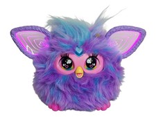 Furby 2023 Hasbro Blue Purple Plush Interactive Toy Glowing Tie Dye Talks Works 