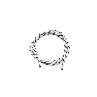 Cableado Cubierto De Tela Clásico, 25 Pies. Rollo. Blanco Negro Para Harley Davi
