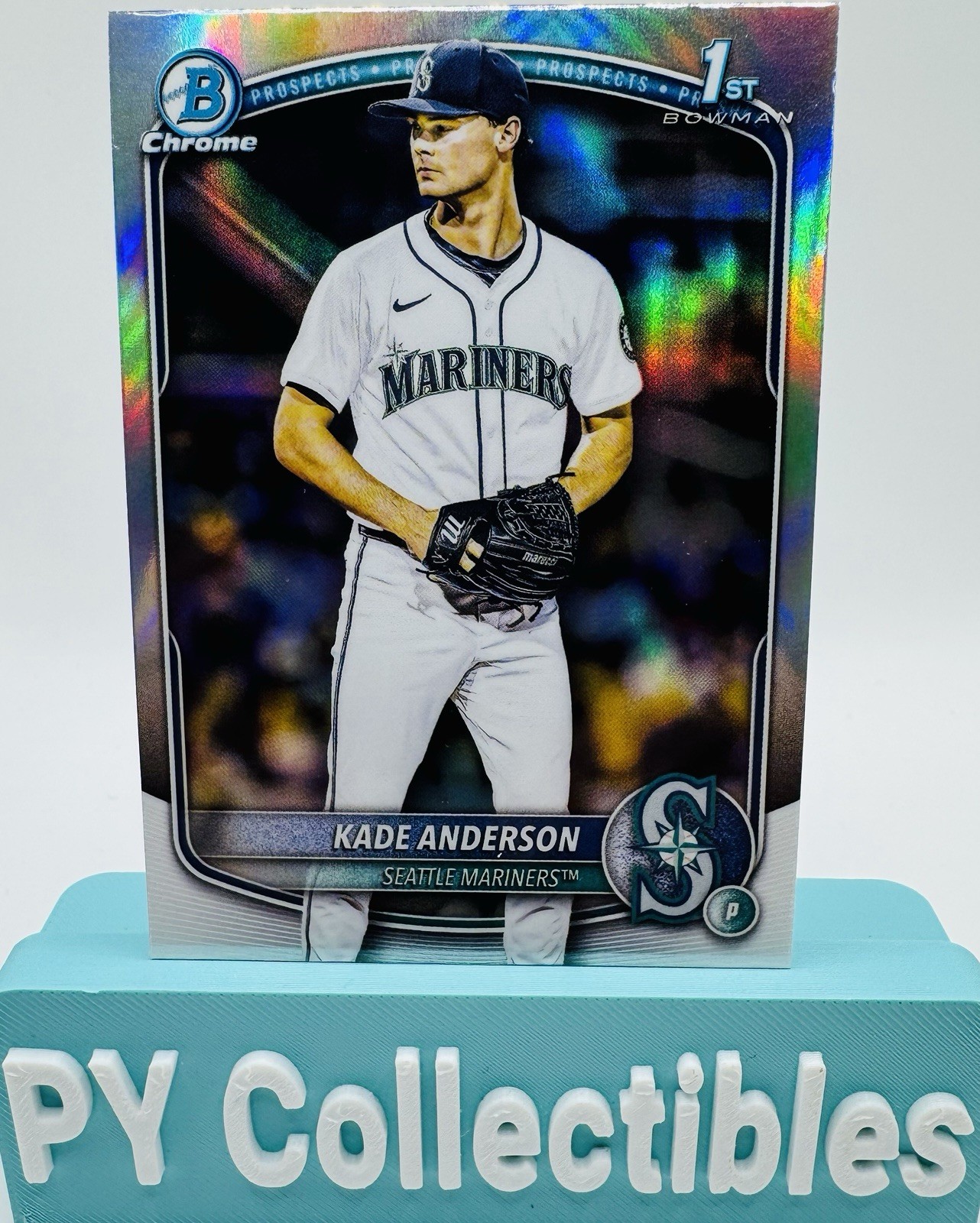 2025 Bowman Draft Chrome Kade Anderson 1st Bowman REFRACTOR #BDC-3 Mariners