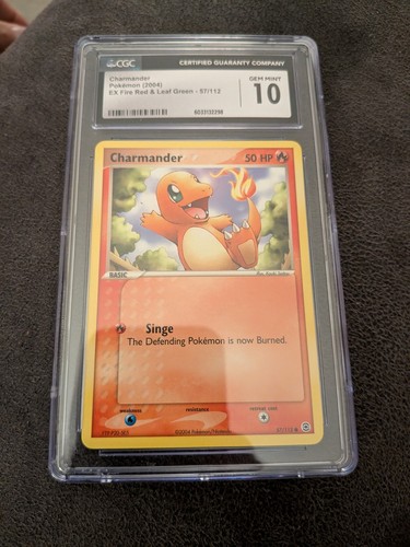 Charmander graded CGC 10 for sale on eBay