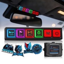 4/8 Gang Switch Panel On-Off Circuit Relay Control System Kit 12V-24V Truck Boat