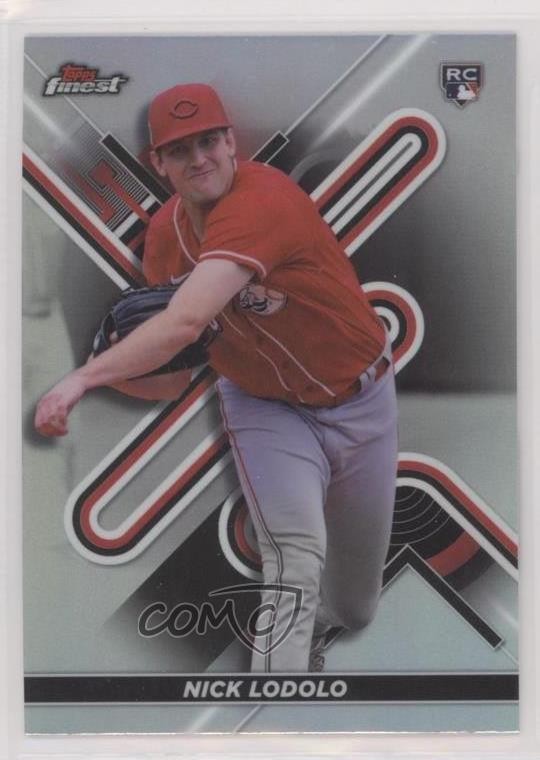 2022 Topps Finest Refractor Nick Lodolo #60 00ek
