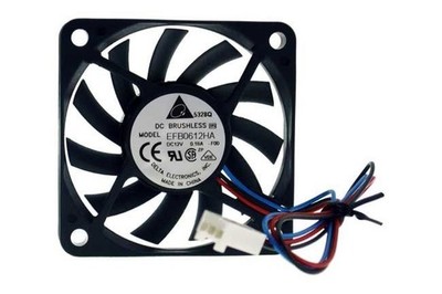 Delta EFB0612HA F00 12V 60x60x10mm Fan 3-Pin (Brand New)