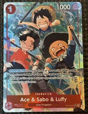 Ace & Sabo & Luffy (Alternate Art) OP13-007 Carrying On His Will Foil Read