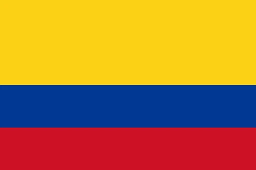 Colombia Flag Self Adhesive Sticker