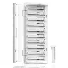 10 Refill Blades for WLU Face Dermaplaning Tool Replacement White, White