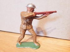 VERY NICE 1930s BARCLAY B87 747 LEAD DIME STORE G.I. SOLDIER SHARPSHOOTER