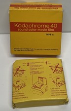 Kodak Kodachrome 40 Sound Color Movie Film Type A 50 ft Super 8 Cartridge Vtg