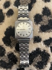 Vintage Tissot Visodate Seastar Seven Automatic Square Gents Watch Cracked Glass