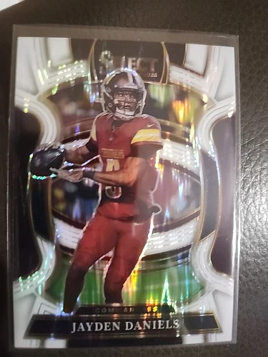 2025 Panini Select - Concourse Jayden Daniels #88 White Shock Prizm /799