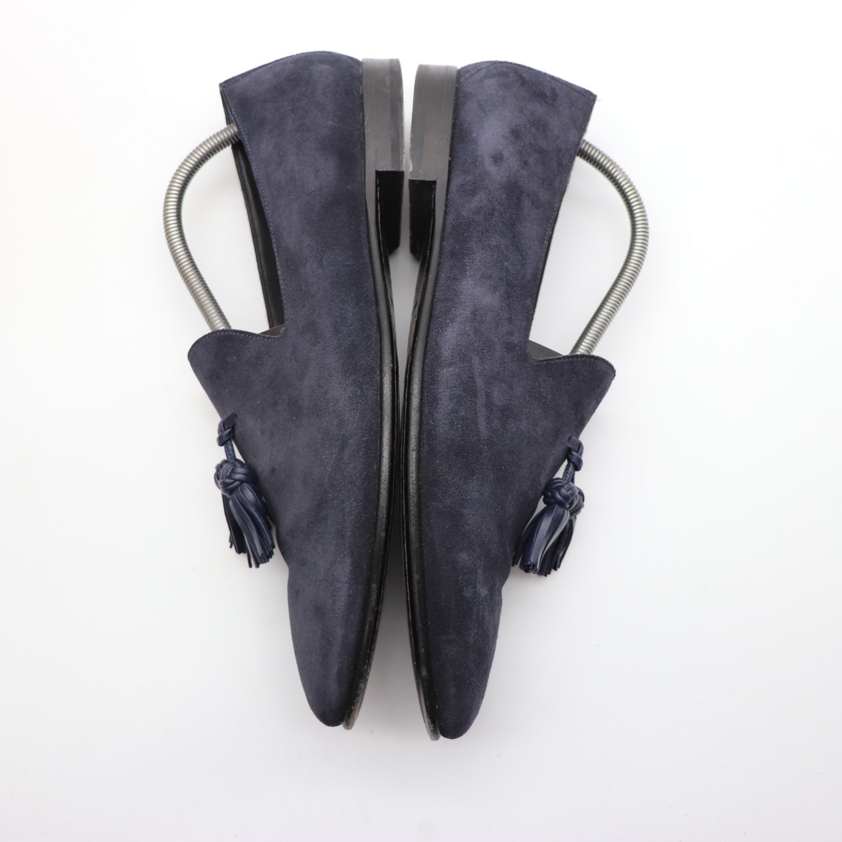 Burberry  Prorsum Tassel Loafer  Navy Suede Men\'s UK 10 / EU 44 Slip On Burberry Prorsum Tassel Loafer Navy Suede Men main image 2