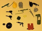 Vintage 1980s GI Joe Lot ARAH Cobra 3.75 Weapons accessories lot of 15 Twins Gun