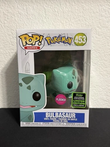 Funko Pop Pokémon Bulbasaur Flocked Amazon Shared Exclusive