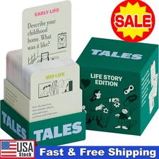 TALES 150 Life Story Interview Kit Cards for Family & Friends - New Edition
