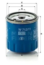 Ölfilter Anschraubfilter W 712/11 MANN-FILTER für TALBOT CITROËN PEUGEOT