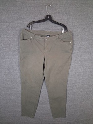 Kuhl Womens Pants 20W Green Legendary Canvas Stretch Outdoor Hiking Camping